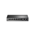 9-портовый 10/100M PoE-коммутатор TP-Link, TL-SF1009P, 8 портов PoE, бюджетный 65 Вт, стальной корпус