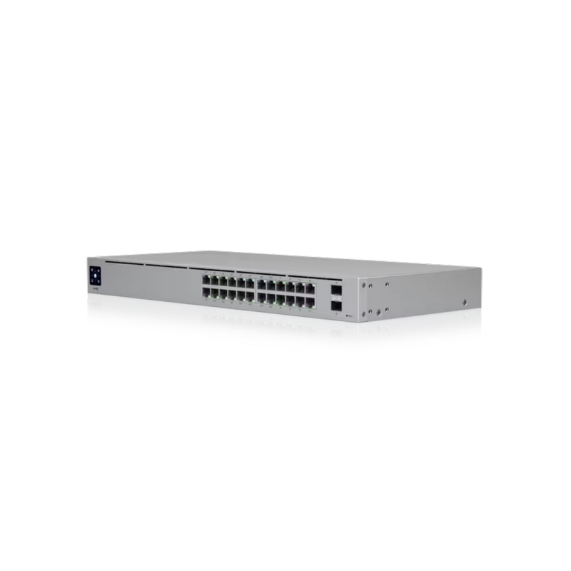 24-Port Gigabit Layer 2 Managed PoE+ Switch Ubiquiti Standart "USW-24-POE", 16xGbE PoE+, 8xGbE, 2xSFP,