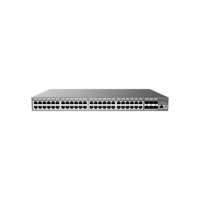48-Port Gigabit L2++ Managed PoE+ Switch Grandstream "GWN7806PL Pro", 48xPoE+ ports, 6xSFP+, Stackable, 