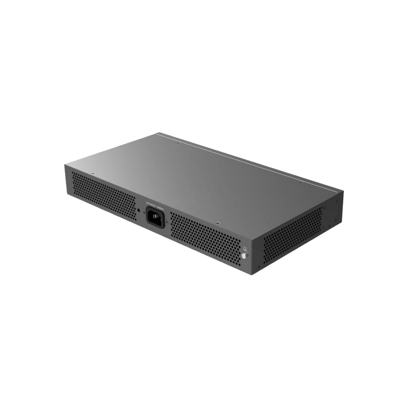 8-портовый гигабитный управляемый PoE-коммутатор, Grandstream "GWN7801P", 2xSFP, стальной корпус, бюджет 120 Вт