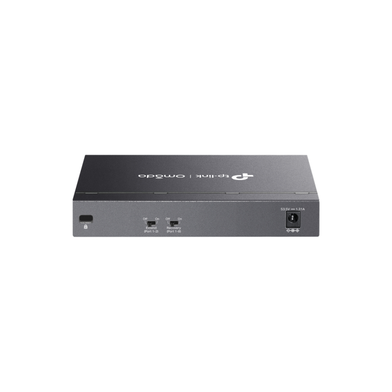 .8-портовый 10/100/1000 Мбит/с POE, TP-LINK "DS108GP", с 8-портовым PoE+, бюджет 65 Вт, автоматическое восстановление, металл