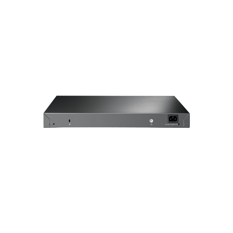 24-портовый управляемый коммутатор PoE++ 2.5G, TP-LINK "SG3428XPP-M2", 8x2.5G PoE++, 16x2.5G PoE+, 4x10G SFP+, сталь