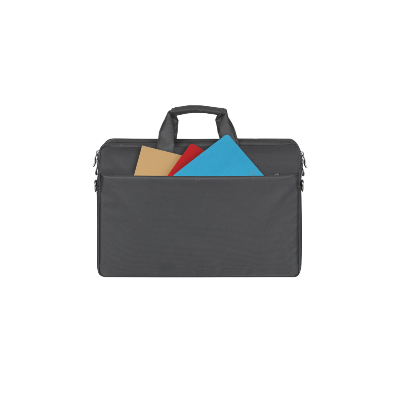 Geanta Laptop Rivacase 8257, Canvas Black