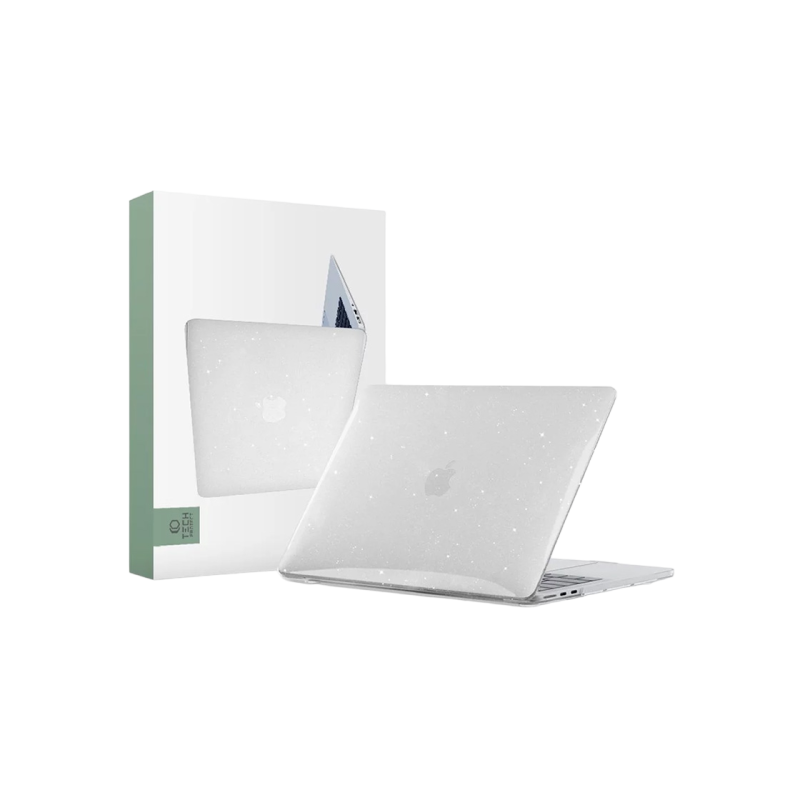 Smartshell Tech-Protect for Macbook Air 13 (2022), Glitter Clear