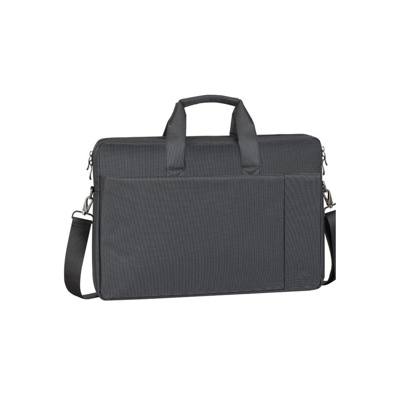 Geanta Laptop Rivacase 8257, Canvas Black