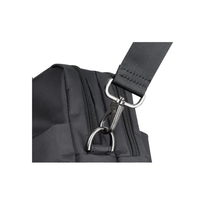Geanta Laptop Rivacase 8257, Canvas Black