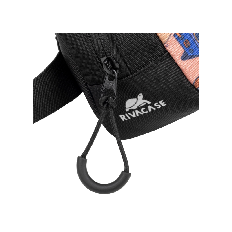 Сумка-пояс Rivacase 5410, "Skaters", черная