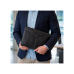 Ultrabook sleeve Baggins, Magnet, Real leather for 13-14", Black