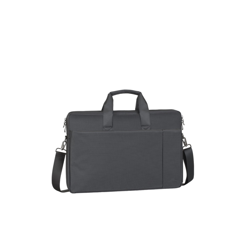 Geanta Laptop Rivacase 8257, Canvas Black