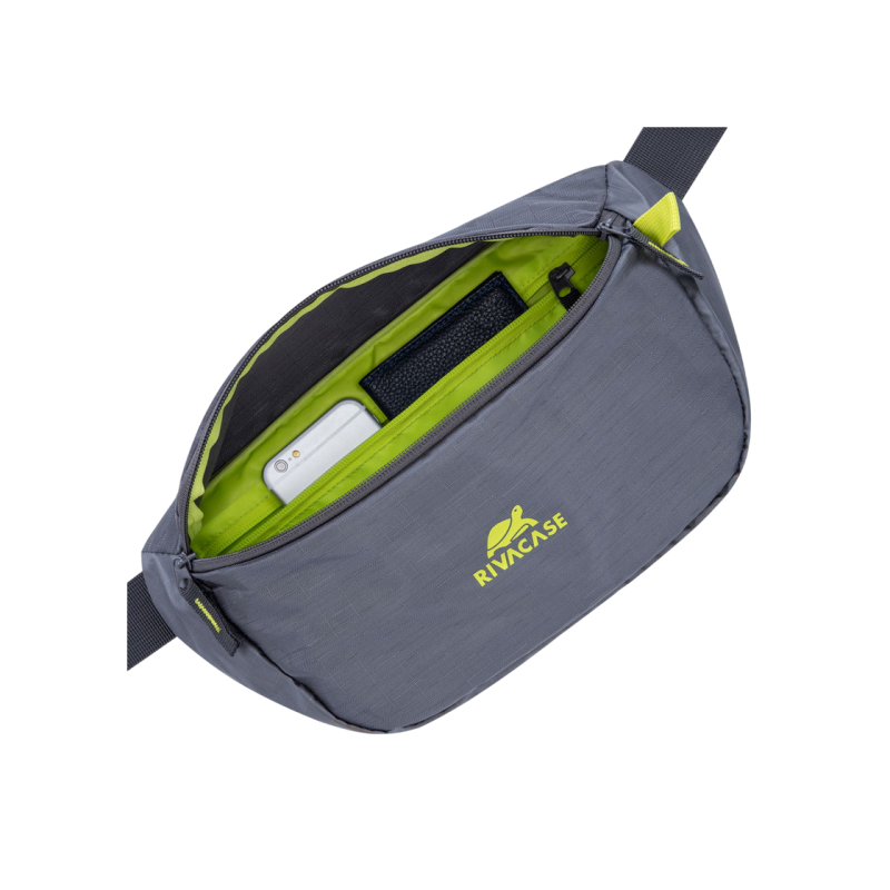 Сумка-пояс Rivacase 5512, для мобильных устройств, серая