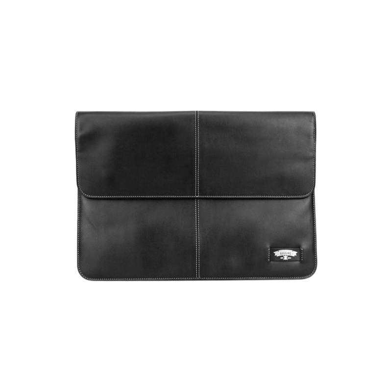 Ultrabook sleeve Baggins, Magnet, Real leather for 15-16", Black
