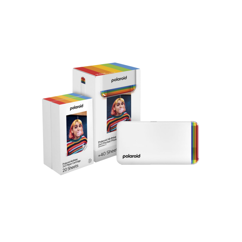 Пленочный принтер Polaroid Hi-Print 2x3 Generation 2 E-Box, белый