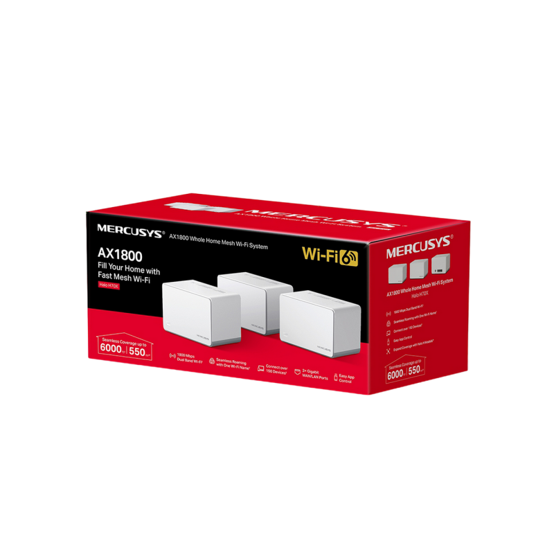 Роутер Mercusys Halo H70X (3-pack)
