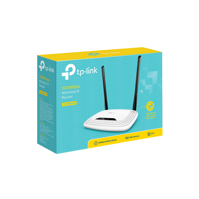 Wi-Fi N TP-LINK Router, "TL-WR841N RF", 300Mbps, 2x5dBi Fixed Antennas, WISP