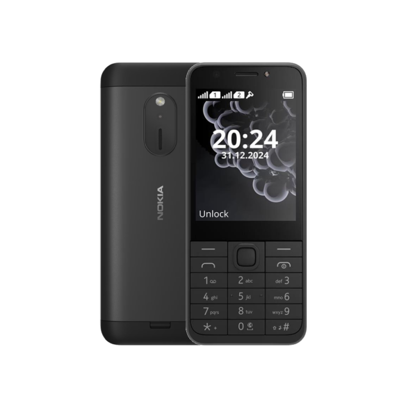 230 (2024), display 2.8", Dual SIM, Black