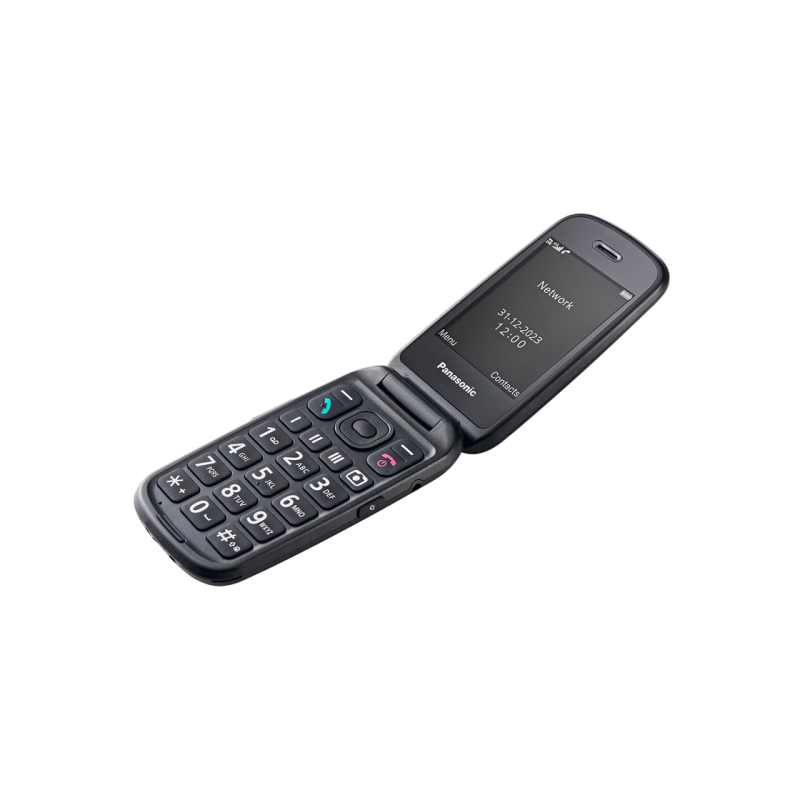 Mobile Phone KX-TU550 Panasonic 4G Black Clam Shell
