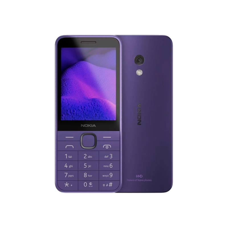 Nokia 235 (2024), 4G, дисплей 2,8", две SIM-карты, фиолетовый