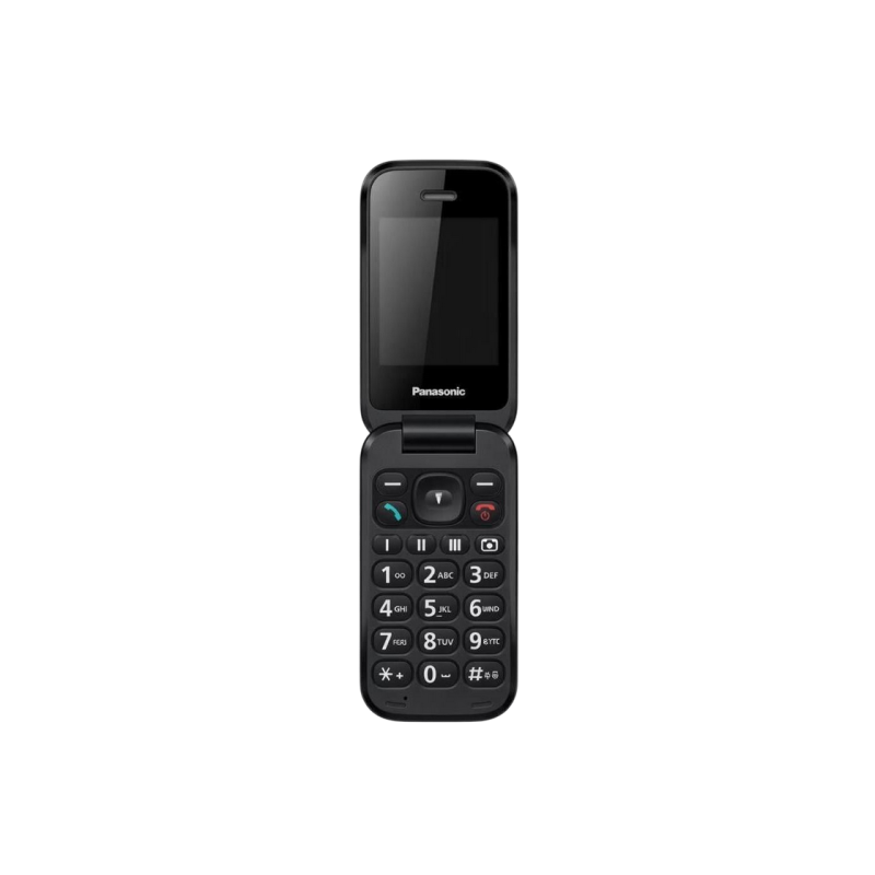 Mobile Phone KX-TF600 Panasonic 4G Black Clam Shell