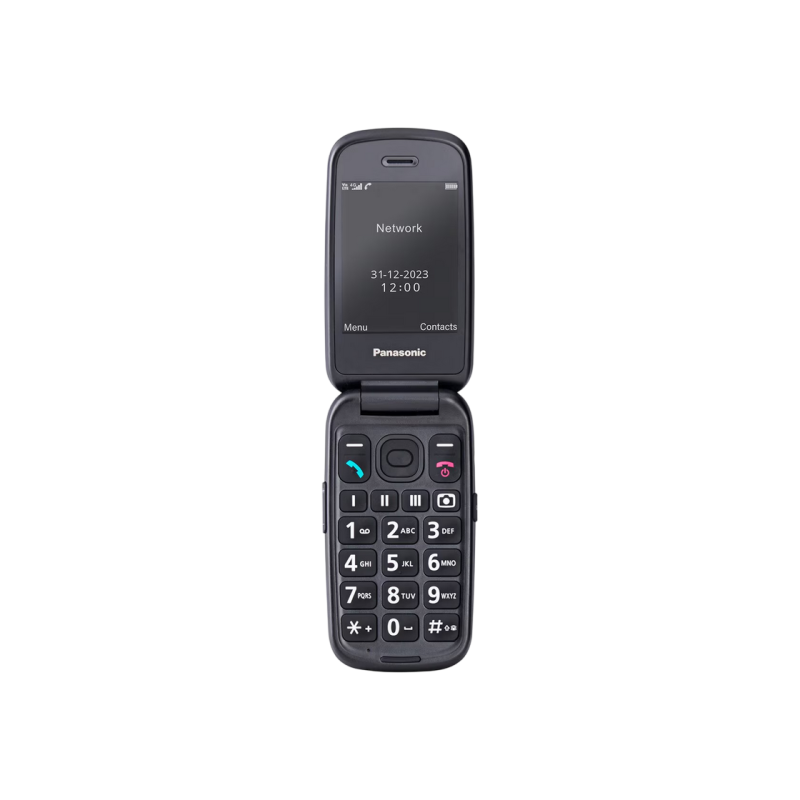 Mobile Phone KX-TU550 Panasonic 4G Black Clam Shell