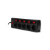 Сетевой фильтр Sven SF-05PL, Black, SV SF-05PL_3.0m_B