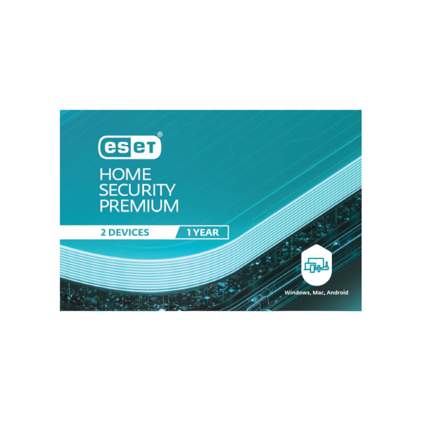 ESET Home Security Premium For 1 year. For protection 2 objects