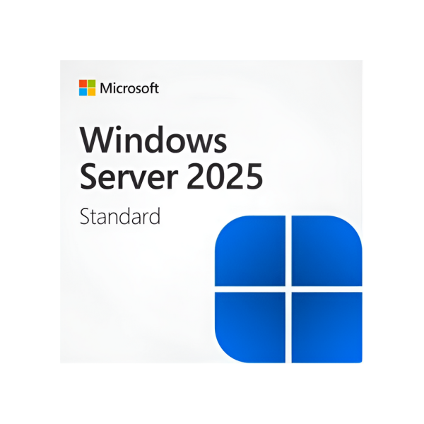 Windows Svr Std 2025 64Bit English 1pk DSP OEI DVD 16 Core
