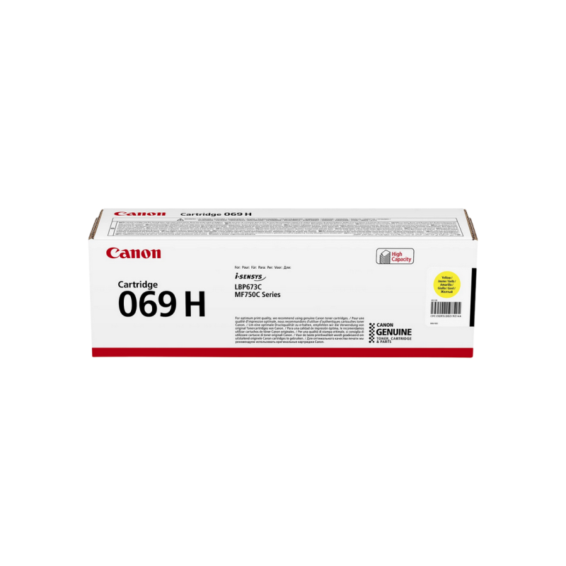 Лазерный картридж Canon CRG-069H, Yellow