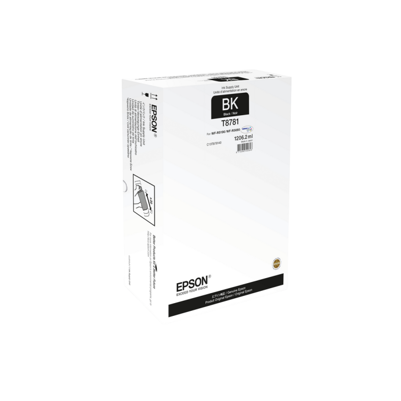 Ink Supply Unit Epson T878140, XXL Black, for WF-R5xxx series