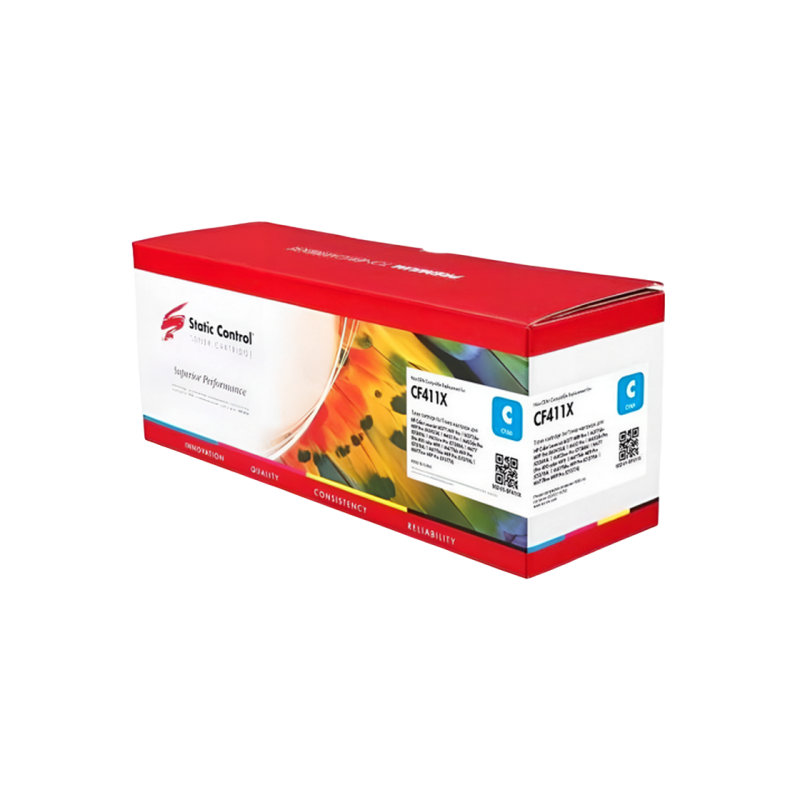 Картридж для HP CF411X/CRG046H, совместимый, голубой