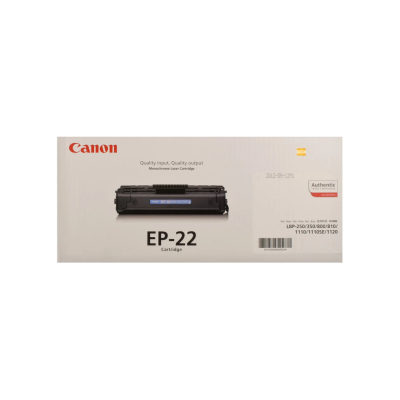 Лазерный картридж Canon EP-22, Black