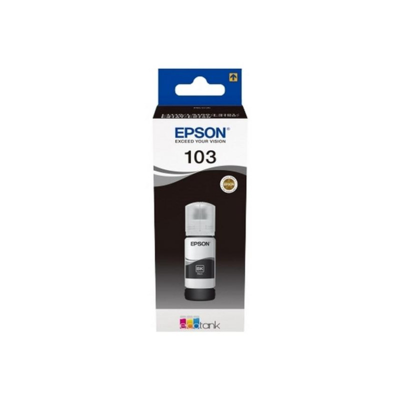 Картридж с чернилами Epson T00S14A, 103 EcoTank, Black Bottle