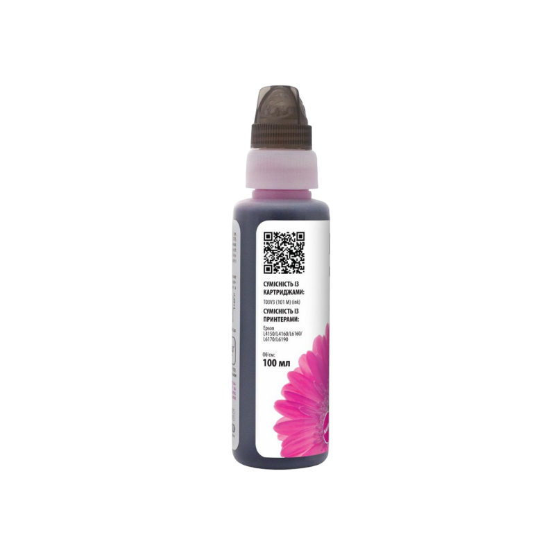 Чернила Barva для Epson 101 M, 100гр, Onekey Compatible, Пурпурный