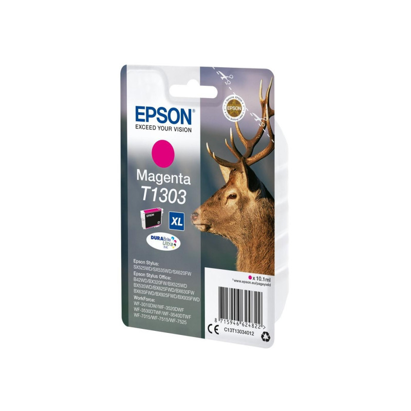 Картридж с чернилами Epson Singlepack T1303 DURABrite Ultra Ink, Magenta