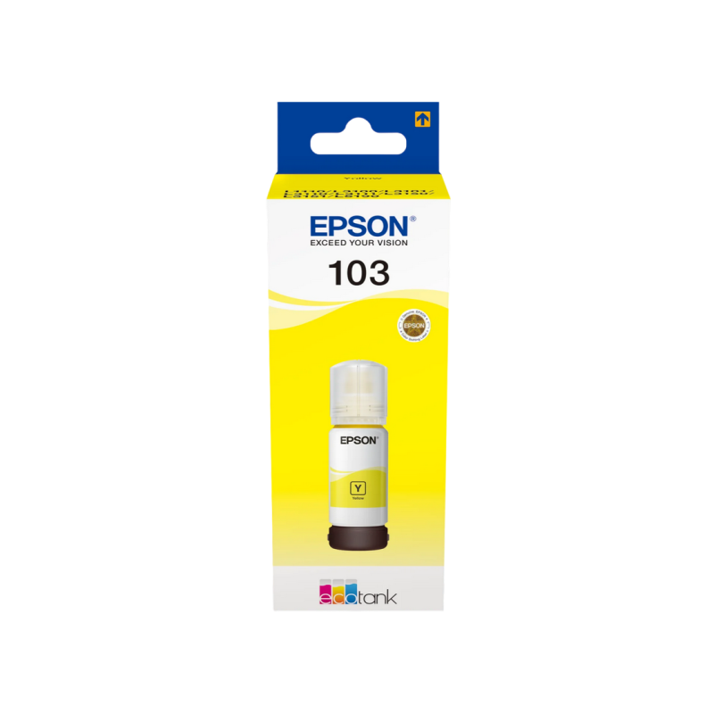 Картридж с чернилами Epson T00S44A, 103 EcoTank Yellow