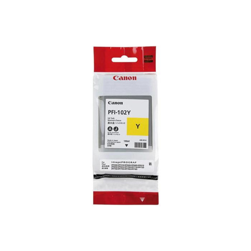 Картридж Canon PFI-102 Y, Желтый