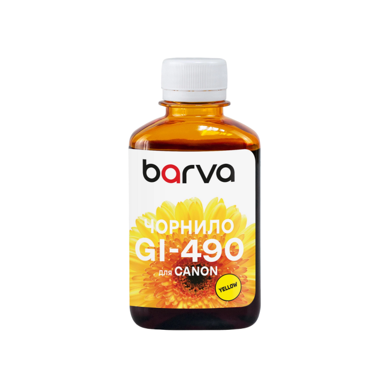 Ink Barva for G series Canon Yellow (GI-490 Y) 180gr (G490-506)