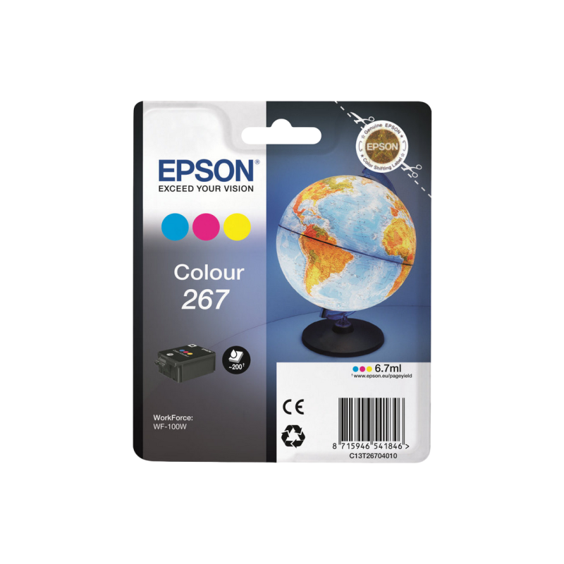 Картридж с чернилами Epson C13T26704010 Tri-color