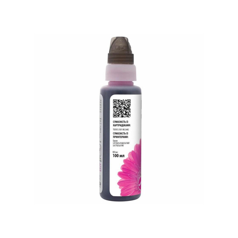Чернила Barva для Epson 101 M, 100гр, Onekey Compatible, Пурпурный