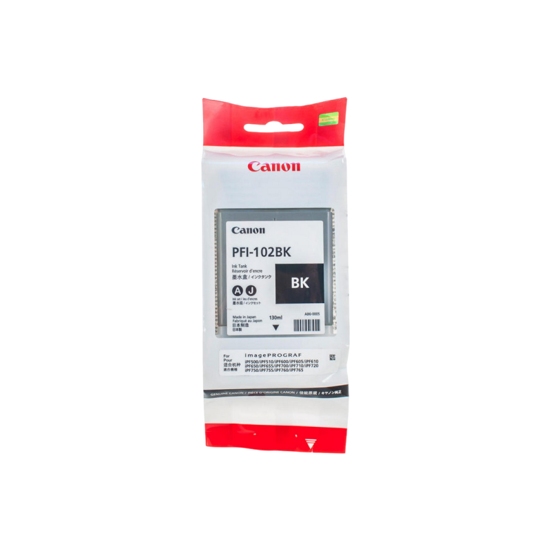 Картридж Canon PFI-102 Bk, Черный