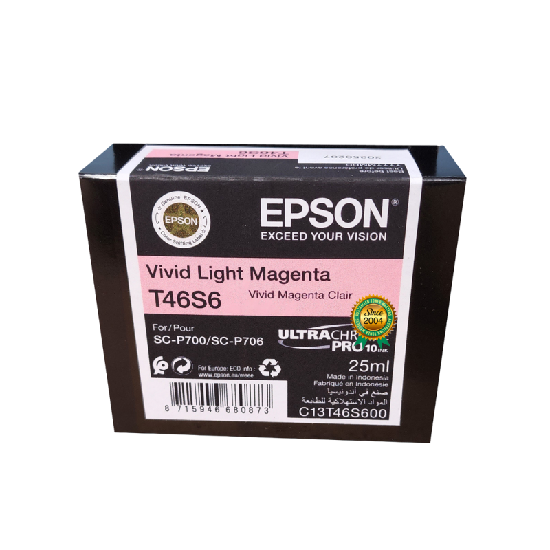 Картридж с чернилами Epson T46S6 UltraChrome PRO 10 Ink, Vl Magenta