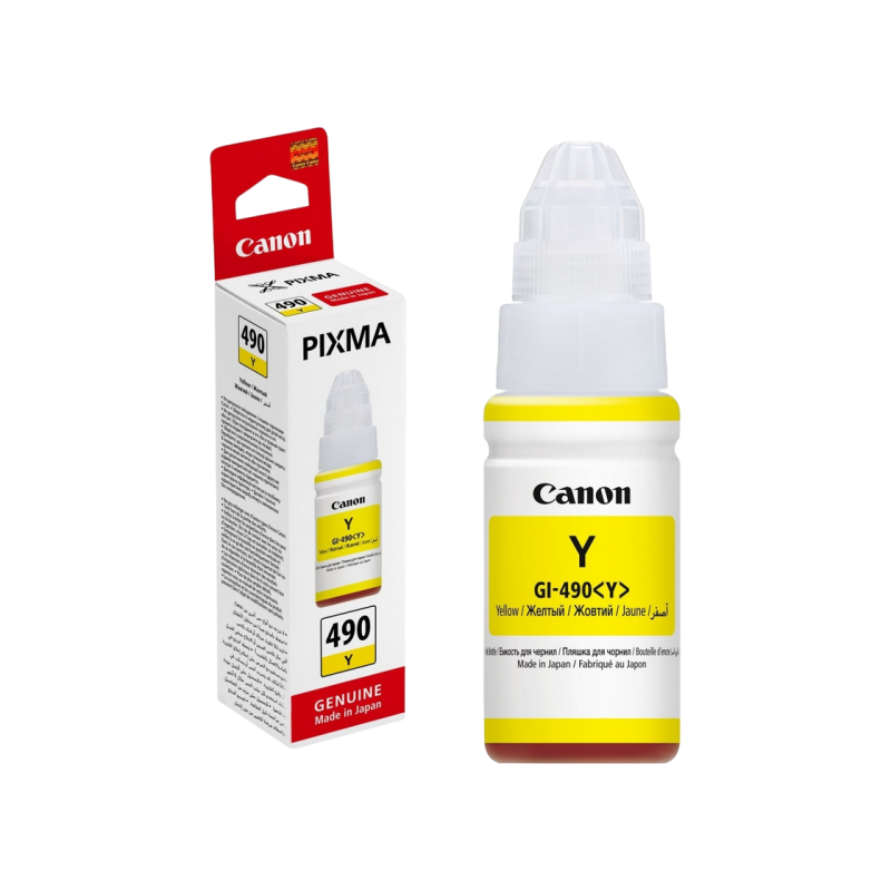 Картридж с чернилами Canon GI-490, Yellow