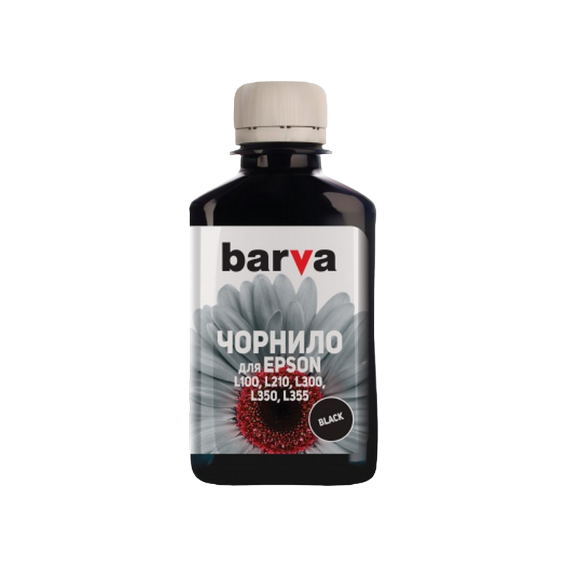 Чернила Barva для Epson L800/810/850/1800 (T6731) черные 180 гр совместимые