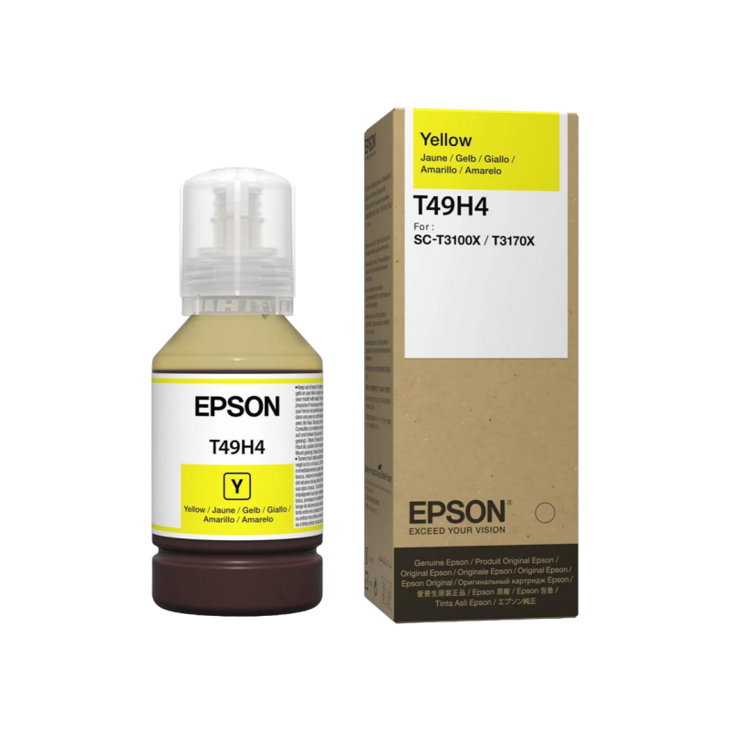 Чернила Epson T49H4, желтые для SureColor SC-T3100X, C13T49H400