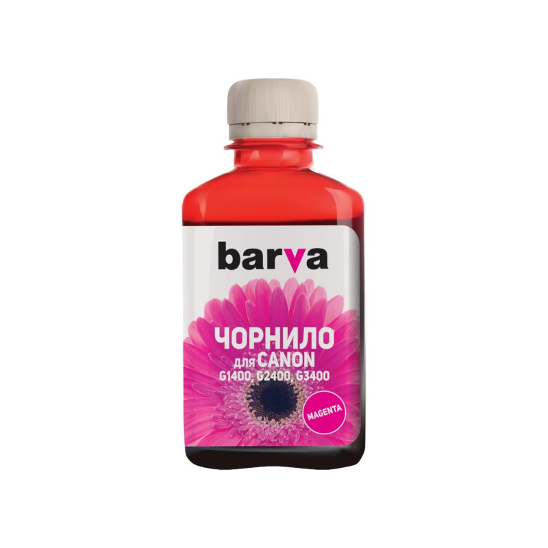 Чернила Barva для Canon серии G пурпурные (GI-490 M) 180гр (G490-505)
