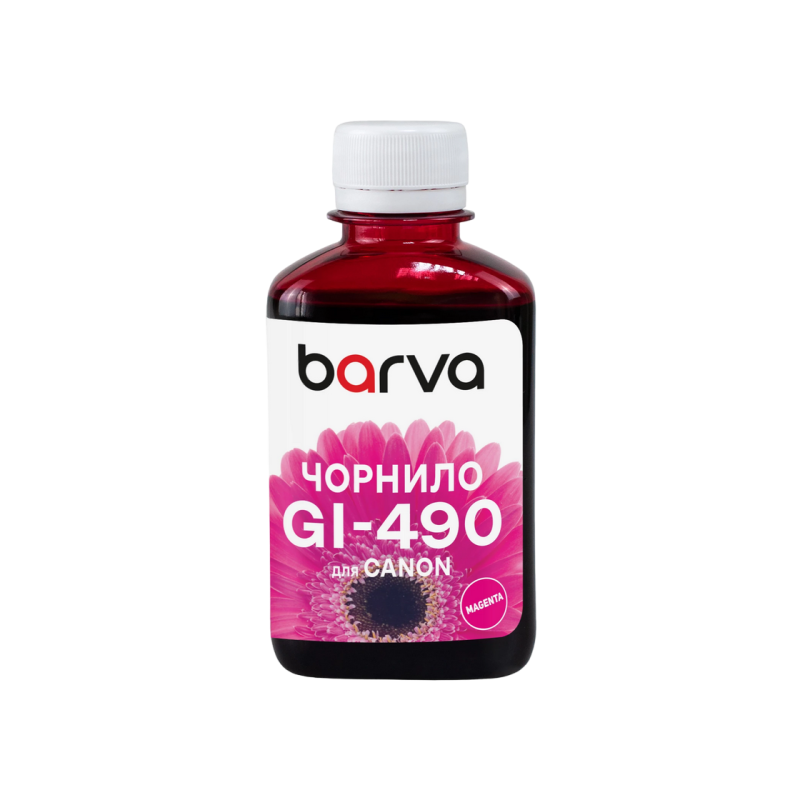 Ink Barva for G series Canon magenta (GI-490 M) 180gr (G490-505)