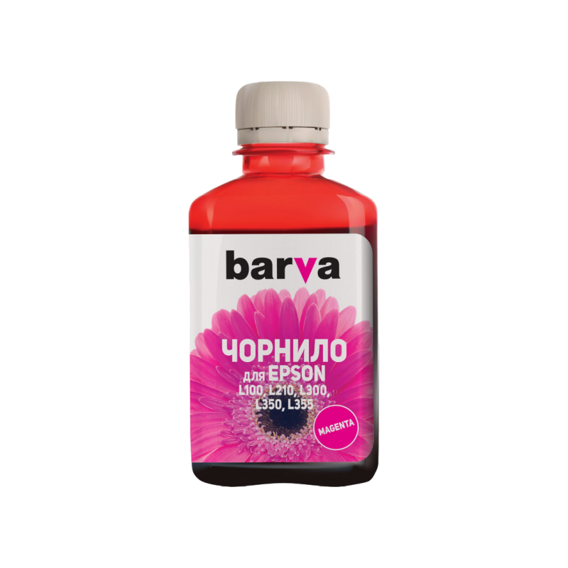 Чернила Barva для Epson L100 пурпурные 180гр совместимые