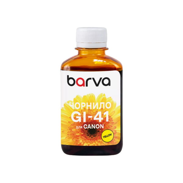 Чернила Barva для серии G Canon Yellow (GI-41 Y)