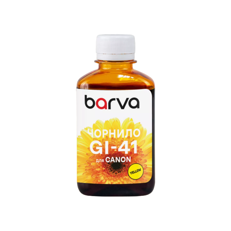 Чернила Barva для серии G Canon Yellow (GI-41 Y)