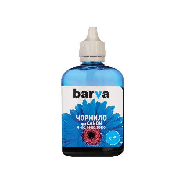 Чернила Barva для серии G Canon Cyan (GI-490 C) 180гр (G490-504)