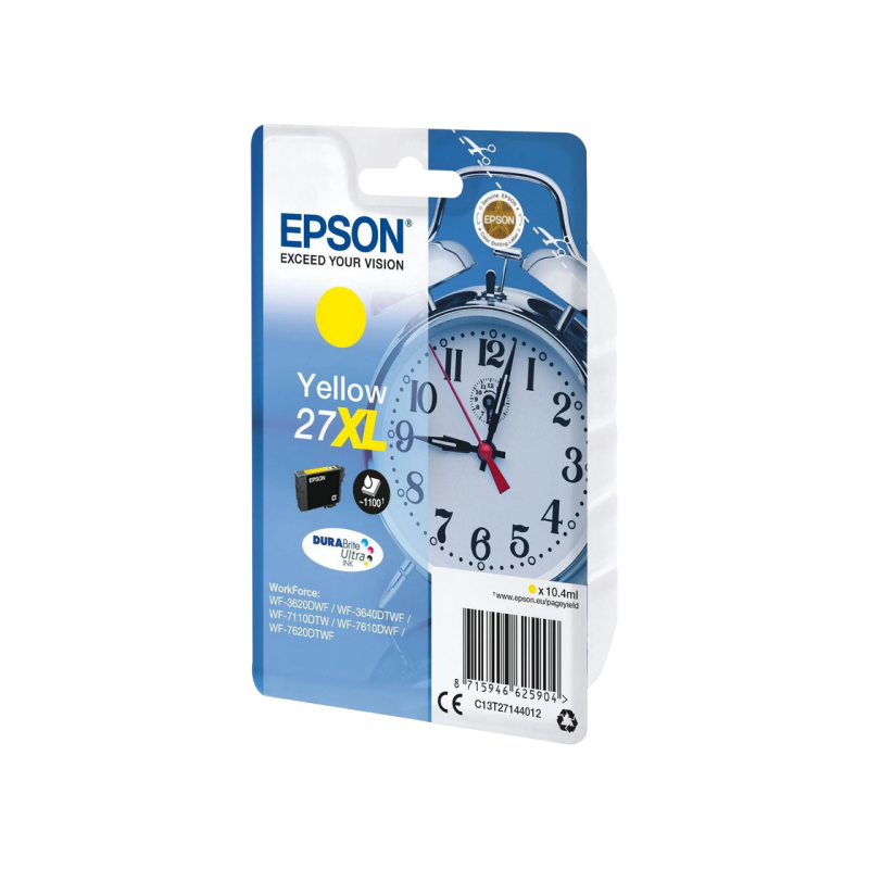 Картридж с чернилами Epson C13T27144012 XL, T2714, Yellow